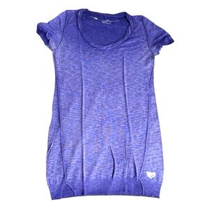 Replay Heathered Purple Short Sleeve Tee